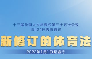 【最新政策】权威快报丨新修订的体育法来了